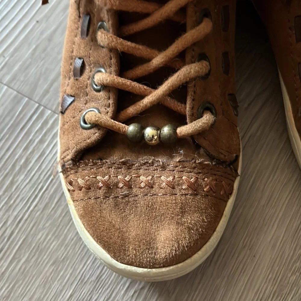 Moccasin LEATHER shoes👀🫶🏼sz.13 RAMPAGE GIRLS